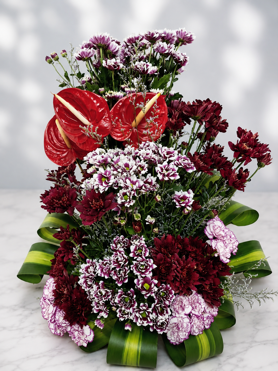 Ruby Anthurium Bloom