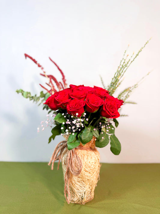 Rustic Rose Charm