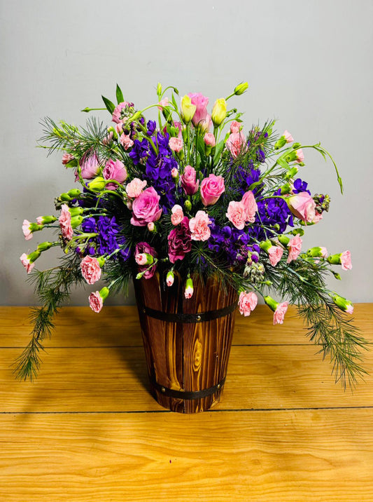 Blossom Harmony Floral Basket