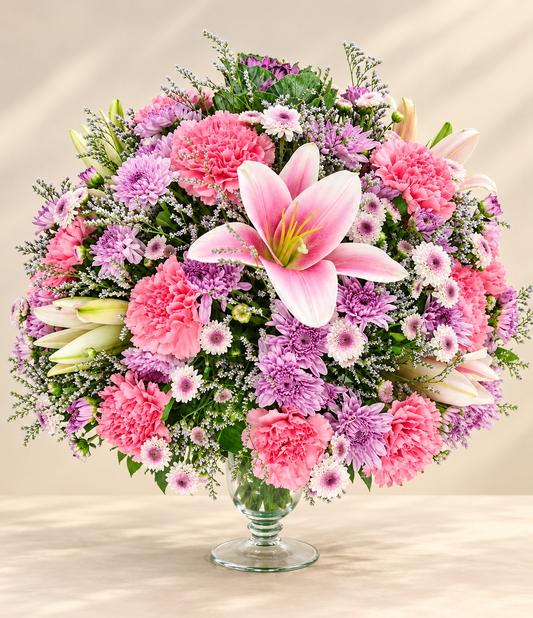 Diwali Pink Lily Charm